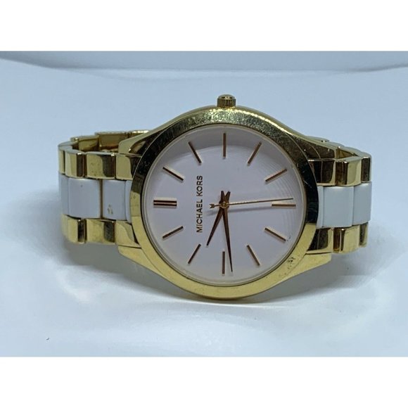 Michael Kors MK4295 Women\'s Two Tone Analog White main image 6